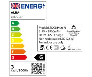 Lampada LEDCLIP - 2,8W - nero - Alba - LEDCLIP N - 3129710017737 - DMwebShop - 4