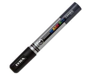 Marcatore a base d'acqua Graduate Mark All - punta tonda - 2 mm - nero - Lyra - L6820099 - 4084900604786 - DMwebShop - 1