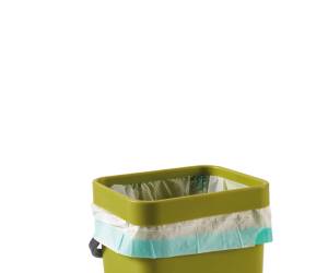 Pattumiera Gino - per rifiuti organici - 5 lt - verde - Perfetto - 29100 - 8052474291004 - DMwebShop - 2