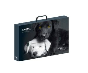Valigetta polionda Animal Friends 28 x 38 cm dorso 5 cm fantasie assortite - 25439 - 8