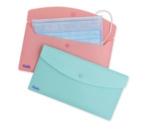Buste con bottone - PPL - 9,9 x 21 cm - colori assortiti Pastel - conf. 5 pezzi - Favorit - 400151719 - 3045050459542 - DMwebShop - 1