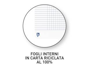 Maxiquaderno Rec'up - spiralato - A4 - 5 mm - 90 gr - 180 fogli - colori assortiti - conf. 5 pezzi - Oxford - 400154143 - 3020120178332 - DMwebShop - 2