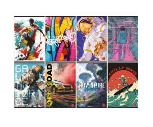 Maxiquaderno assortimento Ragazzo A4,1 rigo 42 fogli 80 gr - 25773 - 2