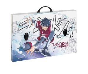 Valigetta Polionda Manga 36,5 x 56,5 cm dorso 5,5 cm fantasie assortite - 26043 - 2