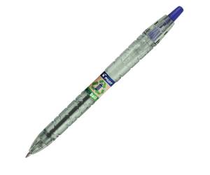 Penna a sfera scatto B2P Ecoball BeGreen punta 1 mm 10 refill B2P inclusi blu - 26770 - 1