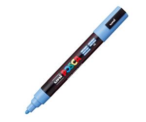 Marcatore Uni Posca PC5M - punta media 1,8 - 2,5 mm - colori assortiti pastel - conf. 4 pezzi - Uni Mitsubishi - M PC5MP 4P - 8007404250910 - DMwebShop - 1