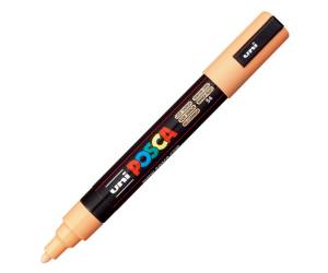 Marcatore Uni Posca PC5M - punta media 1,8 - 2,5 mm - colori assortiti pastel - conf. 8 pezzi - Uni Mitsubishi - M PC5MP 8P - 8007404249242 - DMwebShop - 1