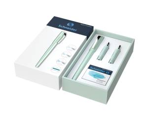 Set penna stilografica Callissima - 3 punte intercambiabili incluse - fusto verde menta - Schneider - P143811 - 4004675148131 - DMwebShop - 2