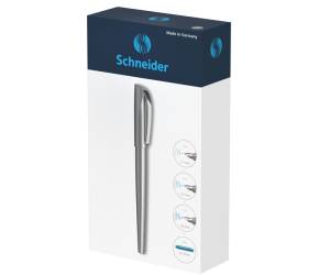 Set penna stilografica Callissima - 3 punte intercambiabili incluse - fusto antarcite - Schneider - P143812 - 4004675157775 - DMwebShop - 1