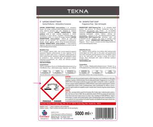 Sapone disinfettante - senza profumo - 5 lt -Tekna - Tekna - K009 - 8009110025905 - DMwebShop - 2