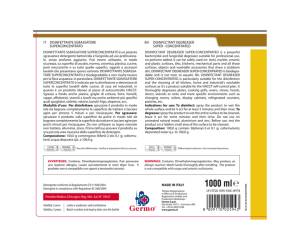 Disinfettante sgrassatore - superconcentrato - 1 lt - Tekna - k013 - 8009110025943 - DMwebShop - 2