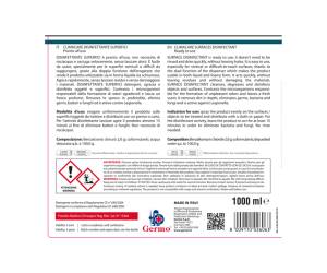 Detergente disinfettante Climacare - pronto all'uso - 1 lt - Tekna - K020 - 8009110026063 - DMwebShop - 2