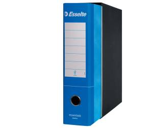 Registratore Essentials G75 - dorso 8 cm - protocollo 23 x 33 cm - Azzurro - conf. 6 pezzi - Esselte - 390775800 - 8004157577585 - DMwebShop - 2