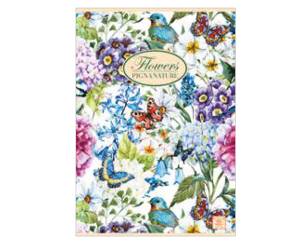 Maxiquaderno Nature Flowers A4,1 rigo 42 fogli 80 gr - 29126 - 3