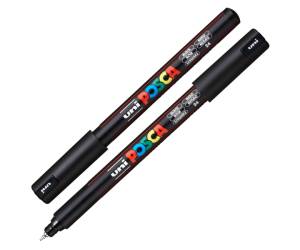Marcatore Uni Posca PC1M - punta extra fine 0,7 mm - colori assortiti - conf. 10 pezzi - Uni Mitsubishi - M PC1MR 10P - 8007404249099 - DMwebShop - 2