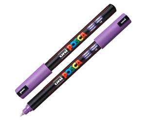 Marcatore Uni Posca PC1M - punta extra fine 0,7 mm - colori assortiti - conf. 10 pezzi - Uni Mitsubishi - M PC1MR 10P - 8007404249099 - DMwebShop - 8