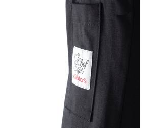 Giacca da cuoco Adriano - a manica lunga - taglia M - nero - Giblor's - Q8G00184-U32-M - 8056149337707 - DMwebShop - 1