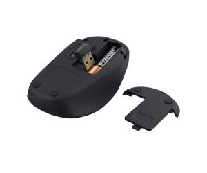 Mouse wireless Yvi+ - silenzioso - nero - Trust - 24549 - 8713439245493 - DMwebShop - 2