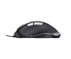 Mouse Fyda - a filo - nero - Trust - 24728 - 8713439247282 - DMwebShop - 2