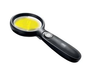 Lente di ingrandimento diametro 7,5 cm con LED nero - 29986 - 1