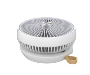 Ventilatore da tavolo Air Studio ricaricabile diametro 17 cm grigio bianco Cfg EV122 - 30093 - 3