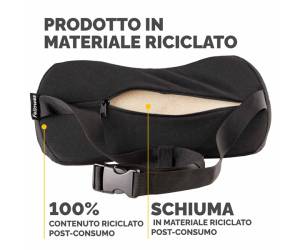 Cuscino Lombare Breyta - 17 x 35 x 6 cm - in tessuto - nero - Fellowes - 100119853 - 43859803064 - DMwebShop - 2