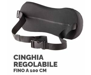 Cuscino Lombare Breyta - 17 x 35 x 6 cm - in tessuto - nero - Fellowes - 100119853 - 43859803064 - DMwebShop - 3