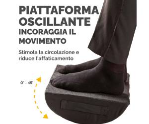 Cuscino Poggiapiedi Breyta - 10 x 45 x 30 cm - nero - Fellowes - 100119851 - 43859803088 - DMwebShop - 3