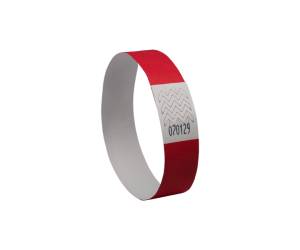 Braccialetti identificativi - in Tyvek - rosso fluo - 265 x 19 mm - 50 fogli - 10 etichette per foglio - Conf. 500 pezzi - Avery - TYVRD-50 - 5014702149511 - DMwebShop - 1