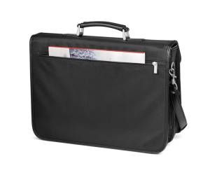 Cartella in tessuto extra strong nero 44 x 31 x 20 cm - 22168 - 1