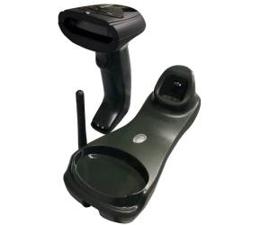 Lettore barcode LS 5300 codici 1D wireless verde nero - 23580 - 1