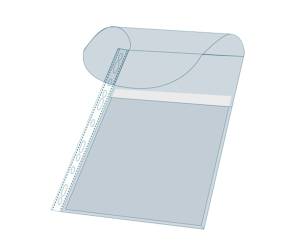 Busta forata - con soffietto e patella - liscia - A4 - PPL - conf. 5 pezzi - Exacompta - 5503E - 3130630055037 - DMwebShop - 2