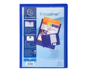Cartella di presentazione Kreacover in PP 2 alette colori assortiti - A4,834 - 2