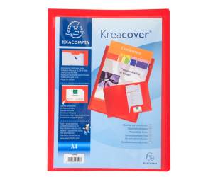 Cartella di presentazione Kreacover in PP 2 alette colori assortiti - A4,834 - 4