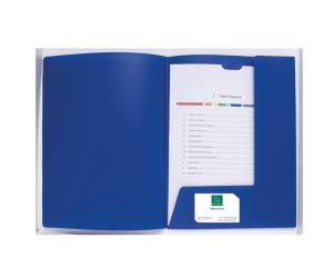 Cartella di presentazione Kreacover in PP 2 alette colori assortiti - A4,834 - 5