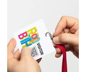 Portanome su foglio A4,97 x 86 mm 120 gr confezione 100 fogli - 187 - 2