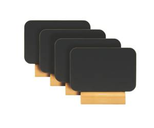 Mini lavagne segnaposto 7,5 x 9 cm set 4 pezzi - 5888 - 3