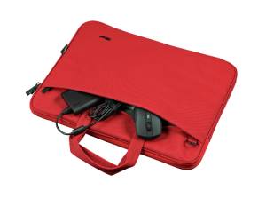 Borsa per notebook Bologna ecocompatibile da 16 rosso - 25870 - 3