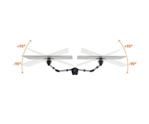 Braccio porta monitor Select per 2 monitor - 28061 - 3