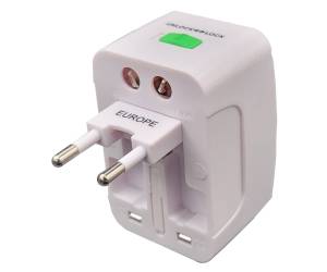 Adattatore da viaggio universale bianco Melchioni - 28273 - 1