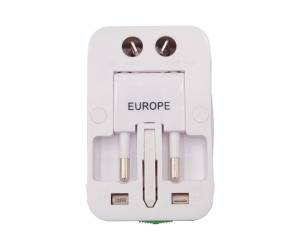 Adattatore da viaggio universale bianco Melchioni - 28273 - 5