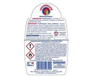 Detergente Professional vetri multiuso in trigger 700 ml Chanteclair - 28780 - 1