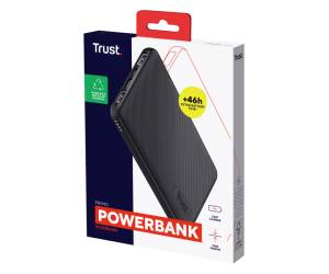 Powerbank Primo ultrasottile da 10000 mAh nero - 28977 - 2