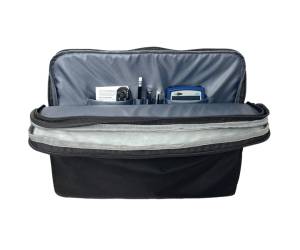 Borsa sleeve Kosmo 3 scomparti 41 x 31 x 5 cm tessuto nero - 21562 - 2