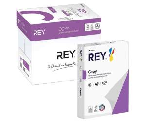 Carta bianca per stampanti ad alta velocita A3,80 gr Scatole da 5 risme 140 Risme Rey Copy - 536 - 2