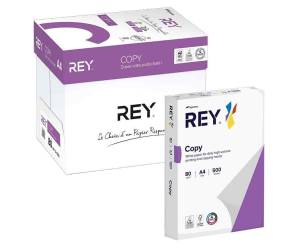 Carta bianca per stampanti ad alta velocita A4,80 gr scatole da 5 risme 290 Risme Rey Copy - 787 - 2