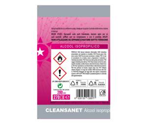 Alcool isopropilico Clean Sanet 200 ml - 15416 - 1