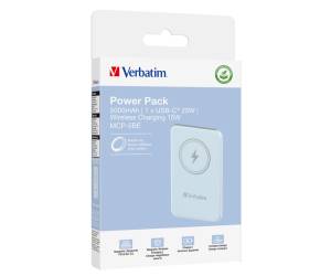 Power Bank Wireless 5000 mAh Blu - 24786 - 1