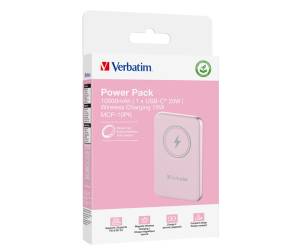 Power Bank Wireless 10000 mAh Rosa - 24782 - 1