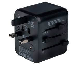 Adattatore viaggio UTA 02 con 2 x USB A - 29222 - 2